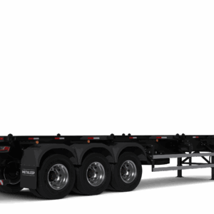 SEMIRREBOQUE PORTA CONTAINER ㅤ ㅤ 3 EIXOS SEM PLATAFORMA